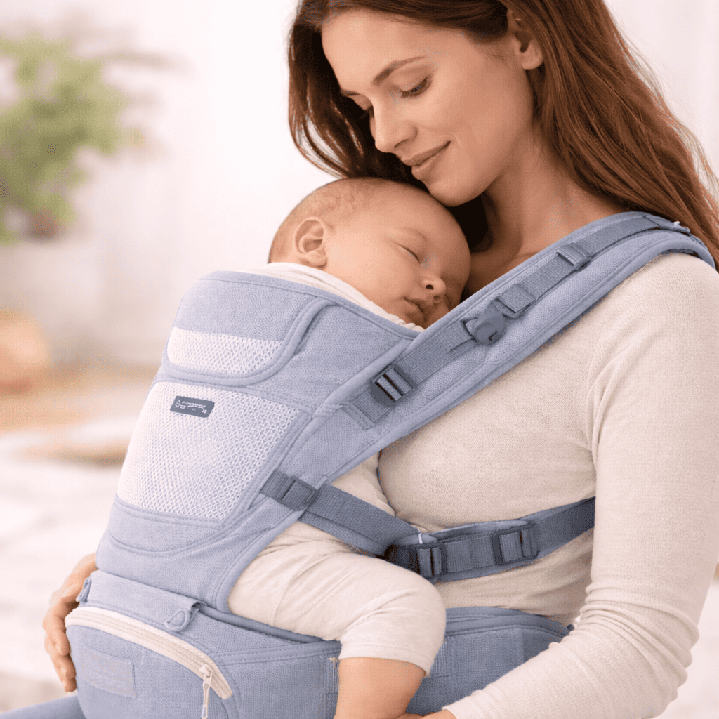 Nosidełko Ergonomiczne Bebevia™ Twoje dziecko blisko serca, Twoje ręce wolne
